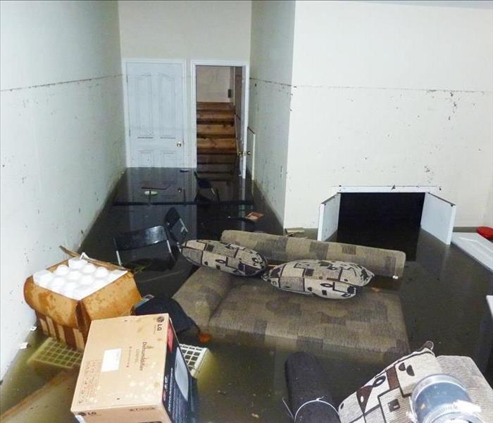 Image of a flooded home 